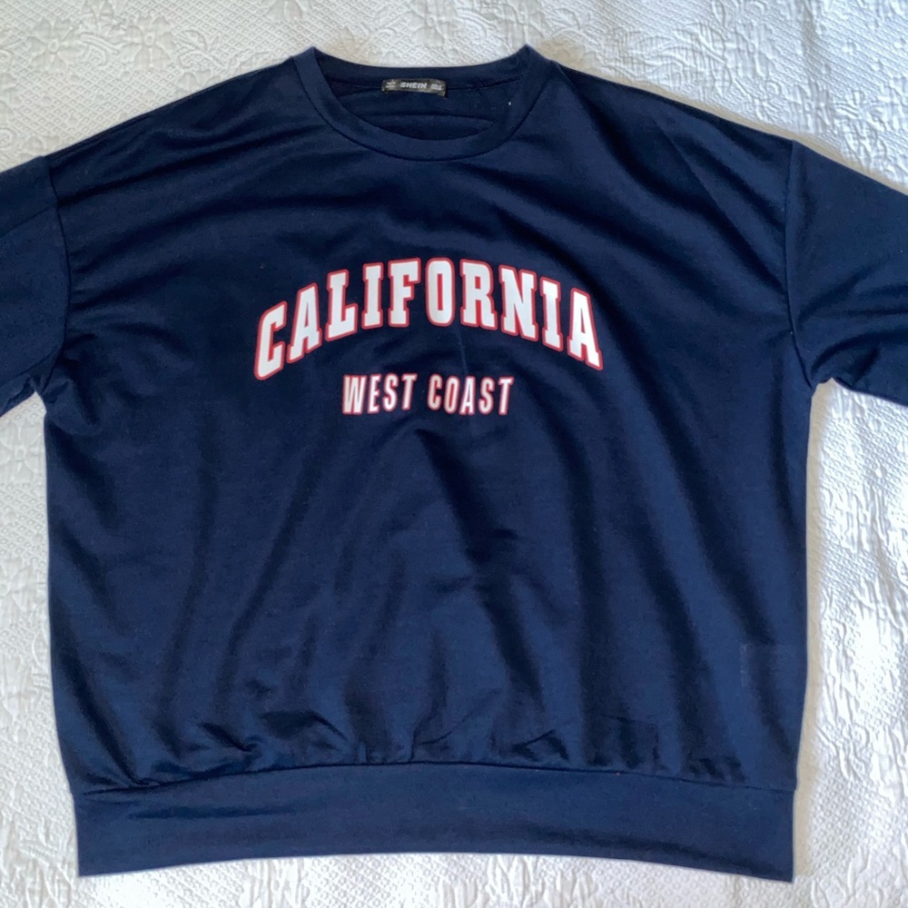 🌸 SHEIN California West Coast Long Sleeve Shirt